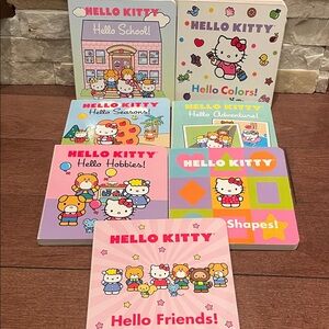 Hello Kitty Learning Book Set - Pink, Purple, Yellow